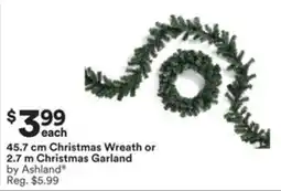 Michaels Christmas wreath or christmas garland offer