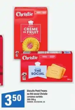Maxi biscuits Peek Freans ou thé social Christie offer