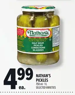 Metro NATHAN'S PICKLES offer