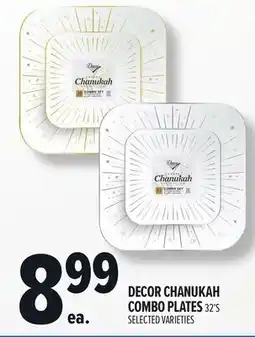 Metro DECOR CHANUKAH COMBO PLATES offer