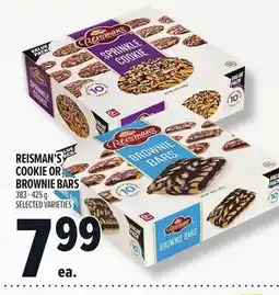 Metro REISMAN'S COOKIE OR BROWNIE BARS offer