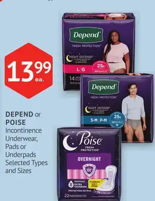 IDA Pharmacy DEPEND or POISE offer