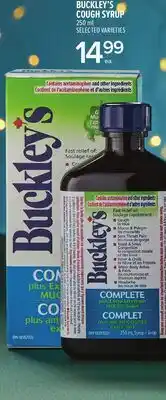Metro BUCKLEY'S COUGH SYRUP offer
