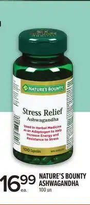 Metro NATURE'S BOUNTY ASHWAGNDHA offer