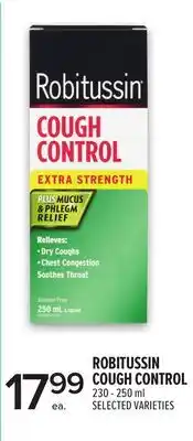 Metro ROBITUSSIN COUGH CONTROL offer