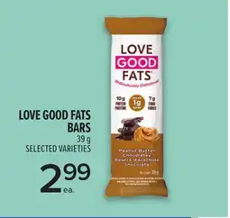 Metro LOVE GOOD FATS BARS offer