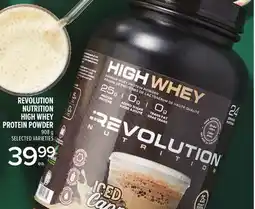 Metro REVOLUTION NUTRITION HIGH WHEY PROTEIN POWDER offer