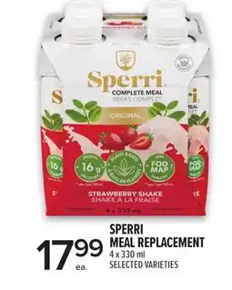 Metro SPERRI MEAL REPLACEMENT offer