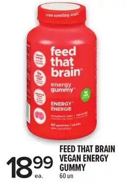 Metro FEED THAT BRAIN VEGAN ENERGY GUMMY offer