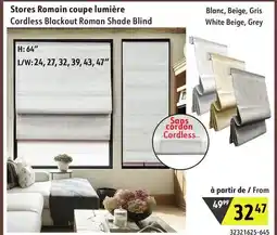 Sushi Shop Cordless Blackout Roman Shade Blind offer