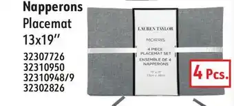 Sushi Shop Placemat offer