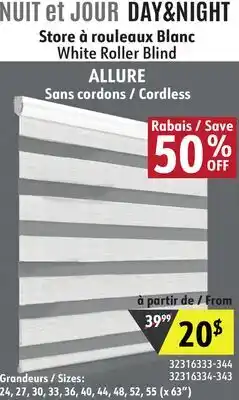 Sushi Shop White Roller Blind offer