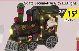 Sushi Shop Santa Locomotive with LED lights offer