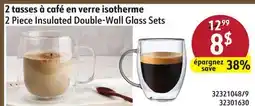Sushi Shop 2 Piece Insulated Double-Wall Glass Sets offer