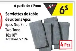Sushi Shop 4pcs Napkins Two Tone offer