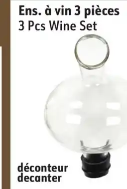 Sushi Shop 3 Pcs Wine Set offer