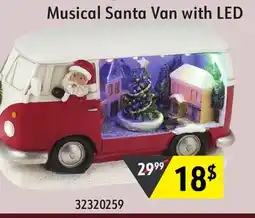 Sushi Shop Musical Santa Van with LED offer