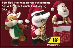 Sushi Shop Santa, Reindeer Animated and Singing 30cm offer