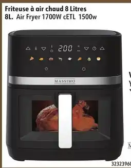 Sushi Shop 8L. Air Fryer 1700W cETL 1500w MASSIMO offer