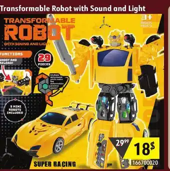 Sushi Shop Transformable Robot with Sound and Light offer