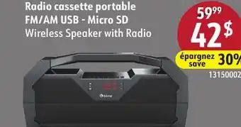 Sushi Shop Radio cassette portable FM/AM USB - Micro SD offer
