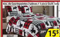 Sushi Shop Simple / Twin Holly 3 piece Quilt Sets offer