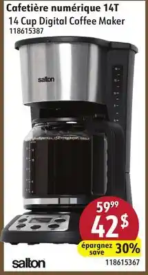 Sushi Shop Salton 14 Cup Digital Coffee Maker offer