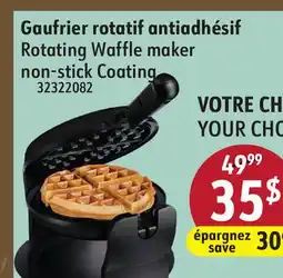 Sushi Shop Rotating Waffle maker non-stick Coating offer
