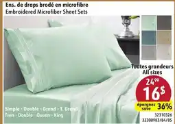 Sushi Shop Embroidered Microfiber Sheet Sets offer