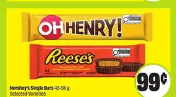 FreshCo Hershey's Single Bars 43-58 g Selected Varieties offer