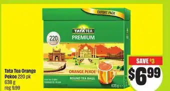 FreshCo Tata Tea Orange Pekoe 220 pk 638 g offer