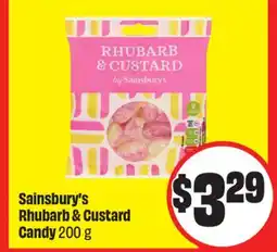 FreshCo Sainsbury's Rhubarb & Custard Candy offer