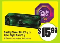 FreshCo Quality Street Tin 650 g or After Eight Tin 400 g offer