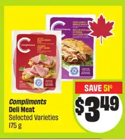 FreshCo Compliments Dell Meat Selected Varieties 175 g offer