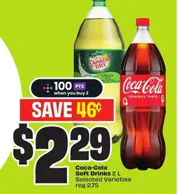 FreshCo Coca-Cola Soft Drinks 2 L Selected Varieties offer