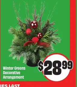 FreshCo Winter Greens Decorative Arrangement offer