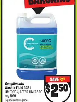 FreshCo Compliments Washer Fluid 3.78 L offer