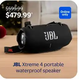 Walmart JBL Xtreme 4 portable waterproof speaker offer