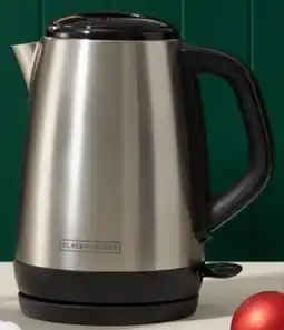 Walmart Black + Decker Stainless Steel Electric Kettle offer