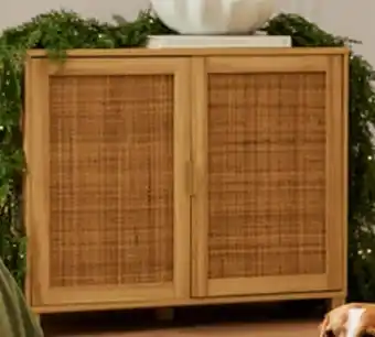 Walmart Anko Fraser Rattan Cabinet with Doors offer