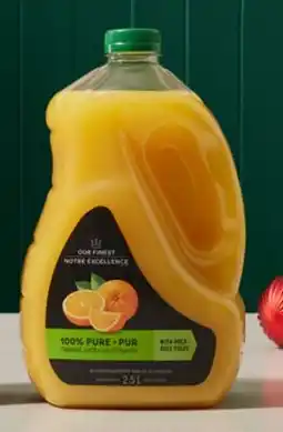 Walmart Our Finest orange juice offer