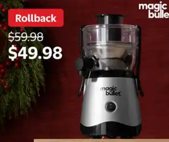 Walmart Magic Bullet mini juicer offer