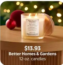Walmart Better Homes & Gardens 12-oz. candles offer