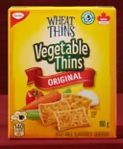 Walmart Wheat Thins or Vegetable Thins crackers offer