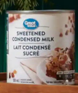 Walmart Great Value condensed milk offer