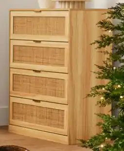 Walmart Anko Fraser rattan dresser offer