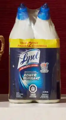 Walmart Lysol toilet bowl cleaner 2-pack offer