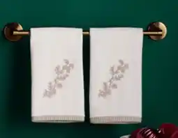 Walmart Holiday Time 2-pack hand towel set offer