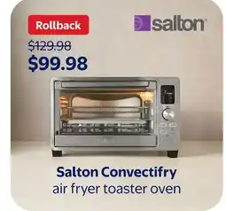 Walmart Salton Convectifry air fryer toaster oven offer