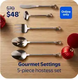 Walmart Gourmet Settings 5-piece Hostess Set offer